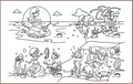 COLOUR ME MATS Mermaid on a Rock (Colouring Mat Bundle)