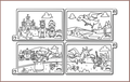COLOUR ME MATS The Princess and the Dragon (Colouring Mat Bundle)