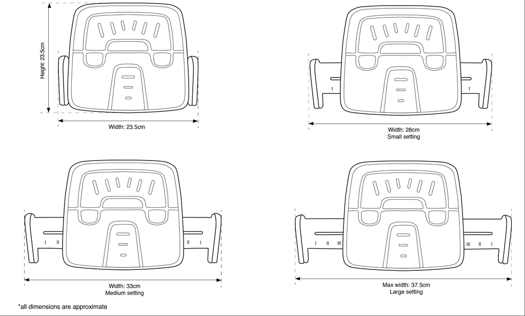 MIFOLD Comfort Grab-And-Go Booster Seat